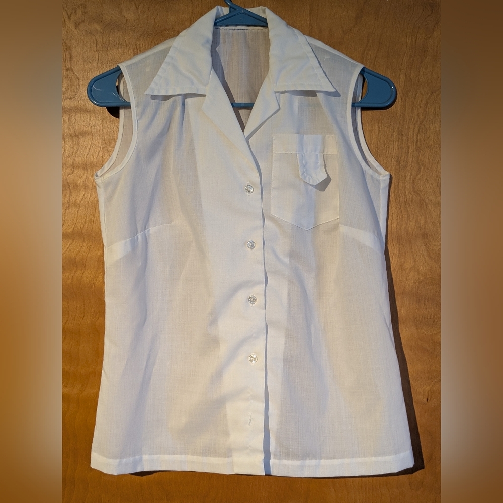 White Vest button up